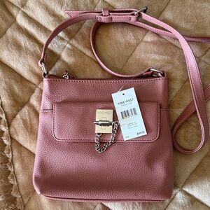 Nine West Rose Crossbody Bag with Chain Lock